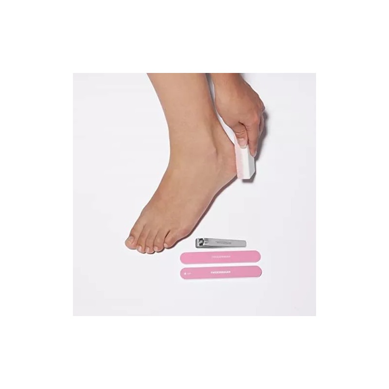 Tweezerman Kit De Pedicura Esencial De Té De Rosas Exclusivo