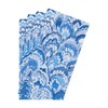 Caspari Marbled Ceramica Indigo Guest Towel Napkins - 15 Guest
