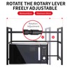ZrgGea Microwave Stand, Microwave Oven Rack, Expandable Microwave Stand Countertop