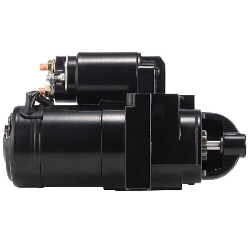 GEARZAAR 1PC 50-863007A1 Black Starter For Mercruiser Model 3.0 4.3