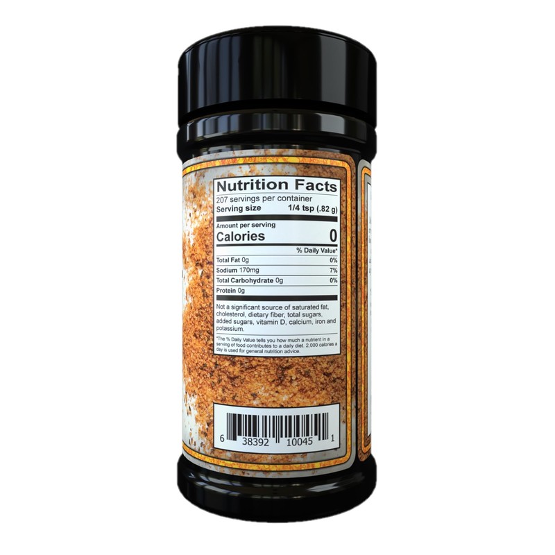 Bearded Butcher Blend Chipotle Seasoning, Delicious Flavor, Versatile, Low Calorie,