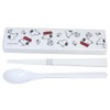 Snoopy [Combination Set] Chopstick & Spoon Twin Set/Food Bowl, Peanuts