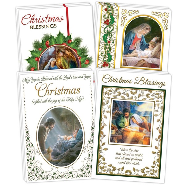 Trinity Church Supply Boxed Religious Christmas Cards, Inspirational Keepsake Holiday