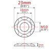 Wanyifa Titanium Washer M5 M6 M8 M10 Spacer Washer for