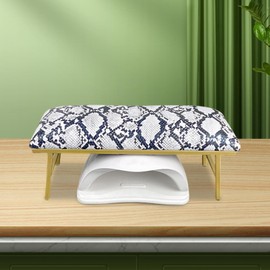 Milageto Nail Arm Rest Nail Armrest Stylish Portable Manicure Pillow Nail Art Hand Pillow,Manicure Hand Rest for Salon, Home