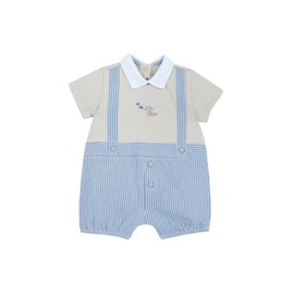 Chicco, Newborn Baby Romper Soft Cotton with Practical Back Opening and Flap Italian Design Baby Clothes 0-24 Months Natural Light 80