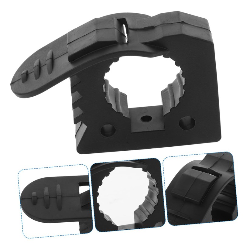 ULTECHNOVO 4pcs Rubber Clamps for Diameter Tubes Utility Trailer Accessories