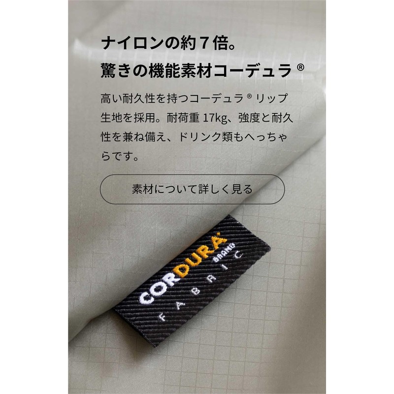 [aso] Regile ZE-V168 Men's Resin Eco Bag, Foldable, Convenience Store
