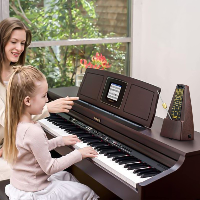 Mechanical Metronome with Bell, LEKATO Universal Metronome for Piano Guitar