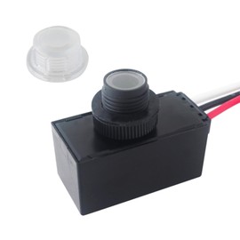 LoveDeal Photoelectric Switch DC 12V 10A, Dusk to Dawn Sensor Light Switch, Auto On Off Photocell, Automatic Light Control for Outdoor, Stree Lights, LED Bulbs