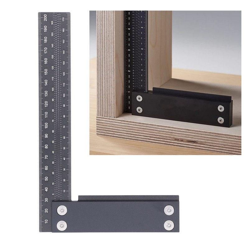 Right Angle Positioning Clamp Square Aluminum Alloy 90 Degree L