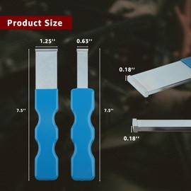 ITEQ 2PCS Carbide Scraper Set, Carbide Gasket Scraper for Metal and Automotive, 1-1/4 Inch and 5/8 Inch Carbide Scraper Set