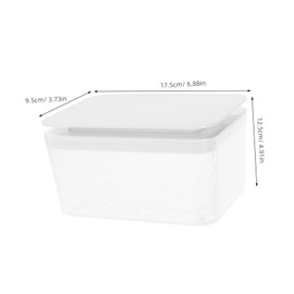 GLEAVI Refillable Wipes Dispenser Box Stylish Tissue Storage Holder with Lid for Home Office and Camping Versatile Organizer for Wipes and Napkins