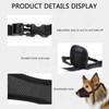 NACOCO Adjustable Dog Mesh Muzzle - Soft Mesh Breathable Muzzle