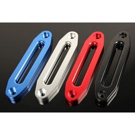 ANDGROPAND (Blue) Aluminum Hawse Fairlead, for Automotive Anchor Cables UTV 8000-15000 lb Winch,10 inch (254mm) Mount Smooth.