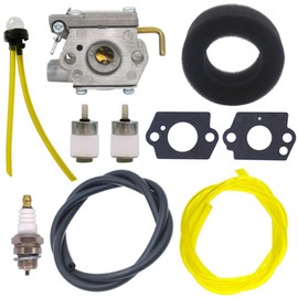 NIMTEK 753-04408 Carburetor with Air Filter Fuel Line Filter for MTD Cub Cadet Trimmer BC2090 CC2020 CC2090 ST2020 McCulloch MT700 MT705 MT765 MB320BV Yard Man 3100M Y765 Y700 YM300
