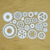 Large Set of 20 Cogs Metal Cutting Dies, Steampunk, Card
