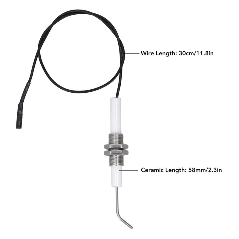 5 Pieces Long Gas Grill Cooker Electrode Spark Plug Electronic