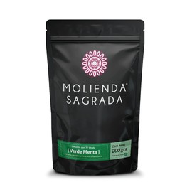 Molienda Sagrada Té Verde Menta/Infusión de Menta y Hierbabuena con Té Verde, 100 g