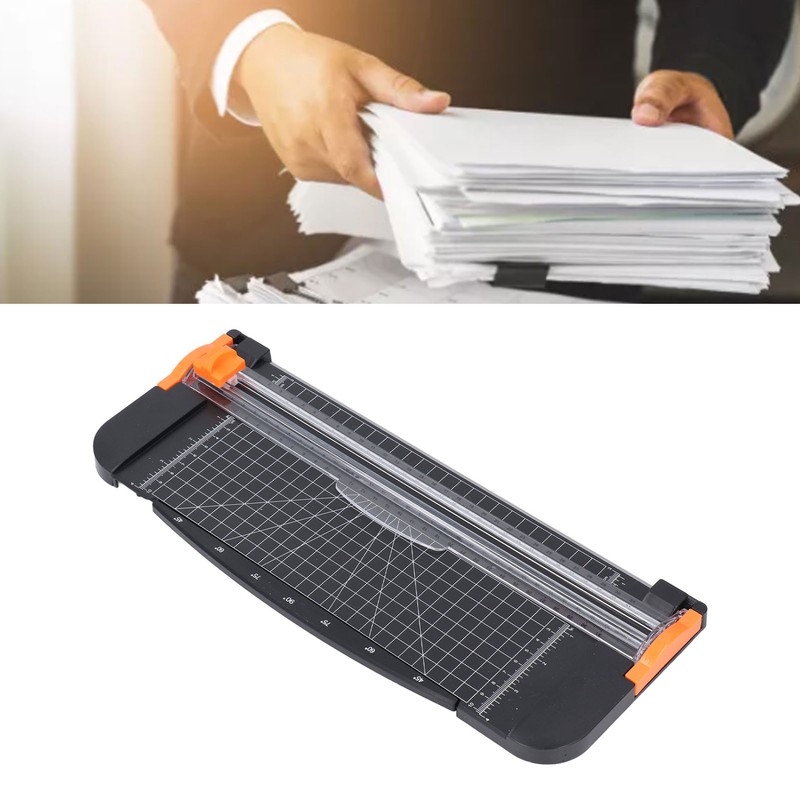 Paper Cutter 12in A4 Office Trimmer Crafting Scrapbooking Tool with