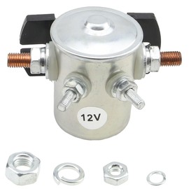 WHITE HAND Golf Cart Max 250A 12V Solenoid Relay 4 Terminal Continuous Duty for EZGO TXT Marathon 1979-1994 Gas Replace OEM# 16542-G1 16542G1 70-111224 3635820 889673