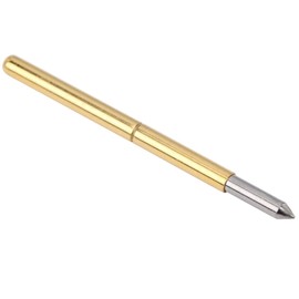 Pack of 100 P125-B Brass Pogo Pins 2.0 mm Spring Test Angle Needle Head Pins Test Probes for Guide Pins and Soldering Points
