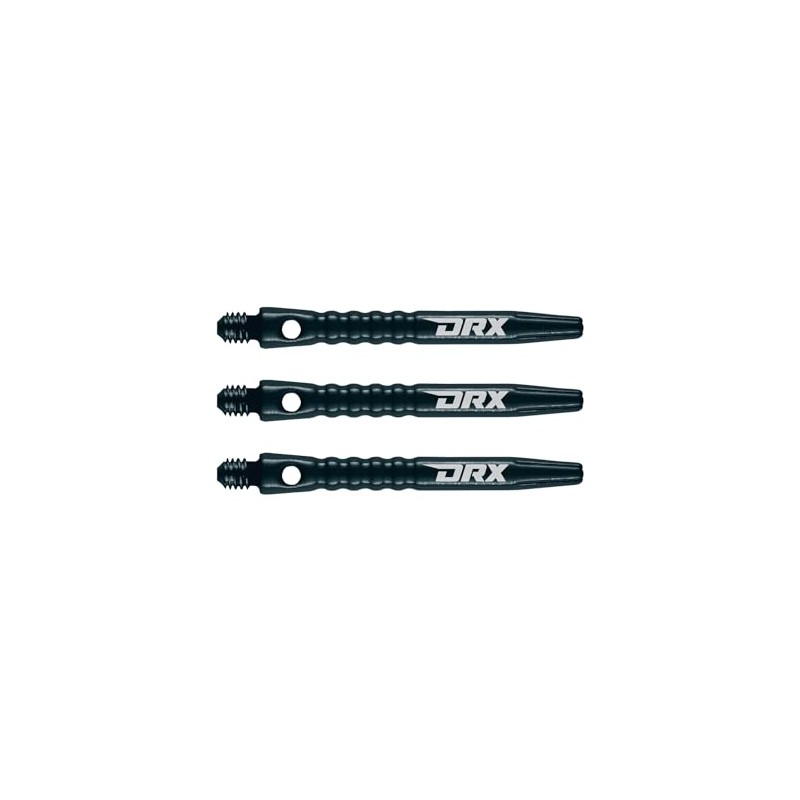 RED DRAGON Hip-Grip Medium Black Aluminium Dart Shafts (Shaft) -