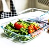 2.4QT Square Glass Baking Dish - 9x9In Square Baking Dish