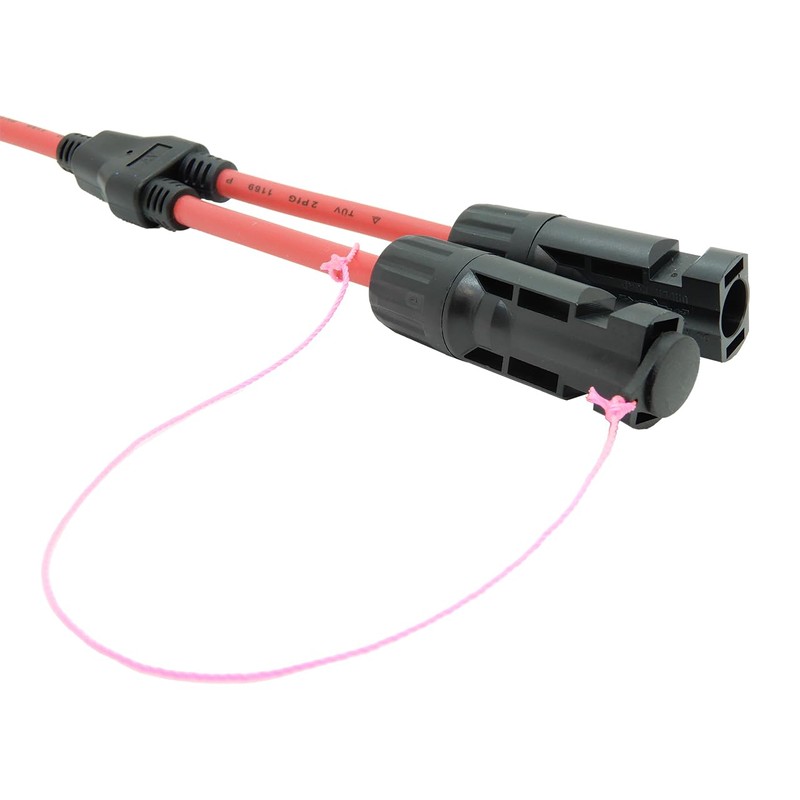 Techno Veins MC4CCMFACK-B1-6 MC4 Type Connector Protection Cap for Solar
