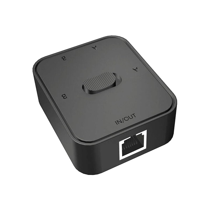 Tiardey 2 Port Desktop Gigabit Network Switch 100M 2 in