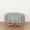 Evershine (4-Pack Heavy Duty Plastic Table Covers Tablecloth (Reusable) (Round