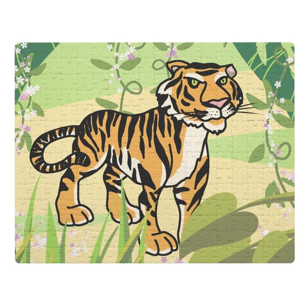 Azeeda A3 'Jungle Cat Tiger' 252 Piece Jigsaw Puzzle (JI00000141)