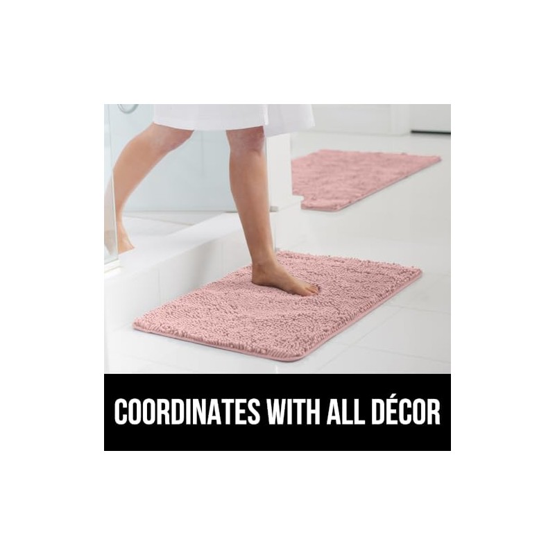 GORILLA GRIP GORILLA GRIP Bath Rug Mat 36x24, Thick Soft