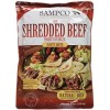 SAMPCO Lean Shredded Beef W/Broth 3lb Pouch Fully Cooked All