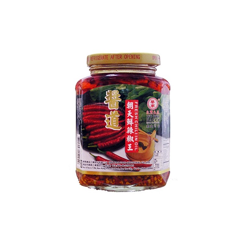 Fresh Chili In Oil (Pickled Crushed Facing Heaven Peppers Chao
