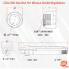 SÜA - Nut and Nipple replacement for Nitrous Oxide Regulators