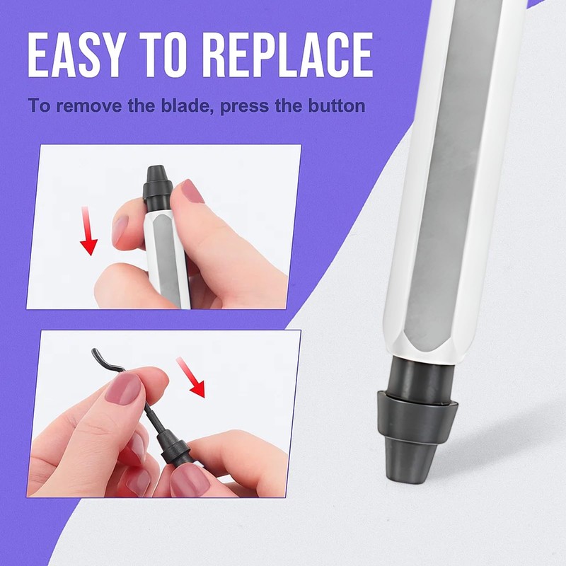 Deburring Tool, Pipe Deburring Tool with 2 handles and 10