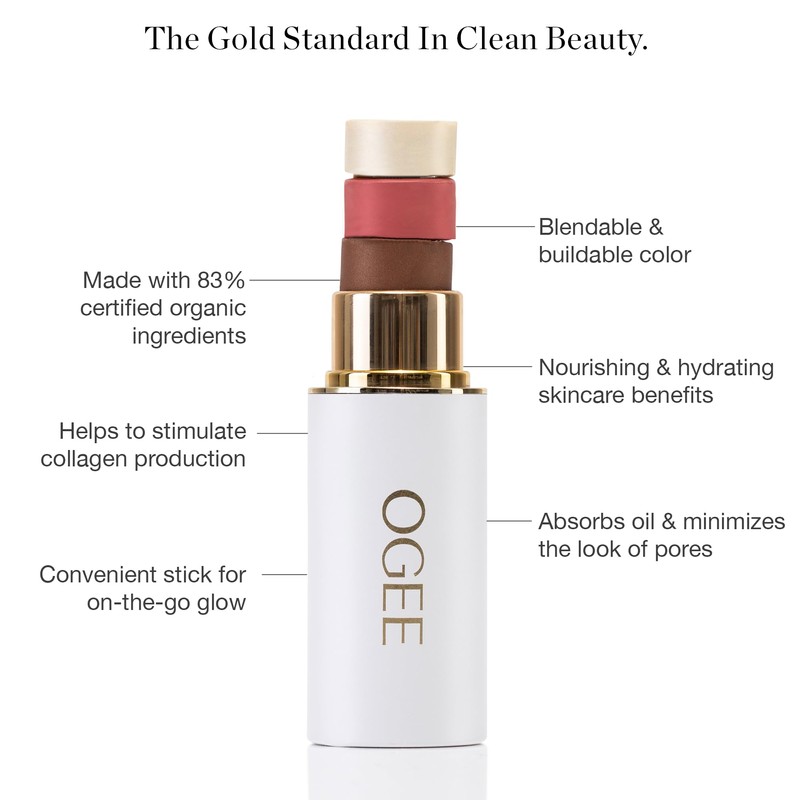 Ogee Sculpted Face Stick (PEARL - PEARLESCENT PEONY SHIMMER) Certified