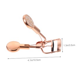 SAFIGLE 2pcs Wide Angle Stainless Steel Eyelash Curler for Makeup with Comfortable Grip for Eye Shapes Beauty Tool for Home and Travel
