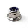 M12 Nylon Lock Nut 304 Stainless Steel Flange Nut Inserts