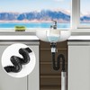 BDHYYM Siphon Sink Drain Pipe, Drain Fitting, Sink, Flexible Drain