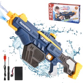 Electric Water Gun, Powerful Squirt Guns for Adult and Kids with Automatic Shooting & Refilling, 680cc Capacity, Up to 35 FT Range, Super Water Blasters for Outdoor Beach Swimming Pool Party