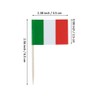 100x Italy Flag Toothpick Decors Versatile Decoration Solution Made with