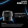 Simplex 3002.040 Soft Hammer Rubber Composition with Malleable Cast Iron