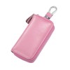 Compact Zipper Leather Car Key Case by BAKUN, Key and