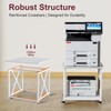 Vokumba 2 Tier Large Printer Cart & Printer Table with