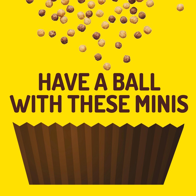 Reese's Puffs Minis Breakfast Cereal, Chocolate Peanut Butter Cereal, Family