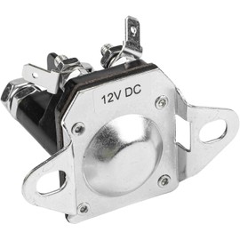 Interruptor de solenoide de arranque, 12 V, 4 polos y 4 conexiones para cortacésped tractor quad, compatible con Ariens para BOLENS para gravedad para pargo para simplicidad