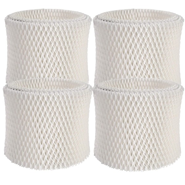 WF2 Replacement Humidifier Filters Compatible for Vicks Kaz WF2 V3100 V3500 V3500N V3600 V3800 V3850 V3900 VEV320, With Honeywell Humidifier Filters HCM-315T HCM-350 (4 PACK)