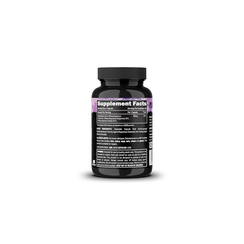 EFECTIV Magnesium Bisglycinate 90 Capsules 3 Forms